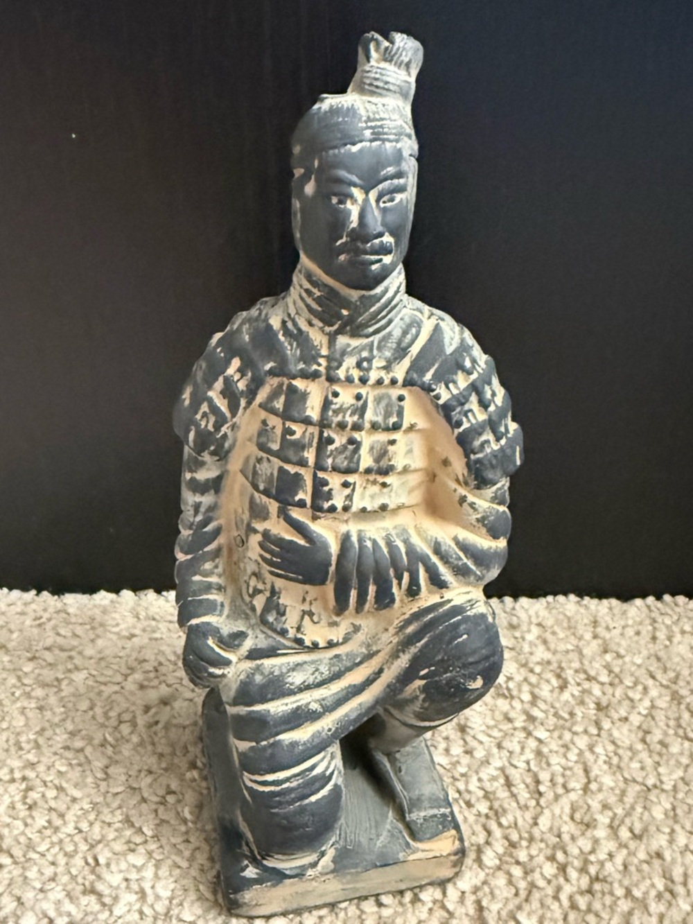 HOM Terra Cotta Archer Statue 8” Terracotta Warrior Soldier Figurine Decor - Picture 4 of 6